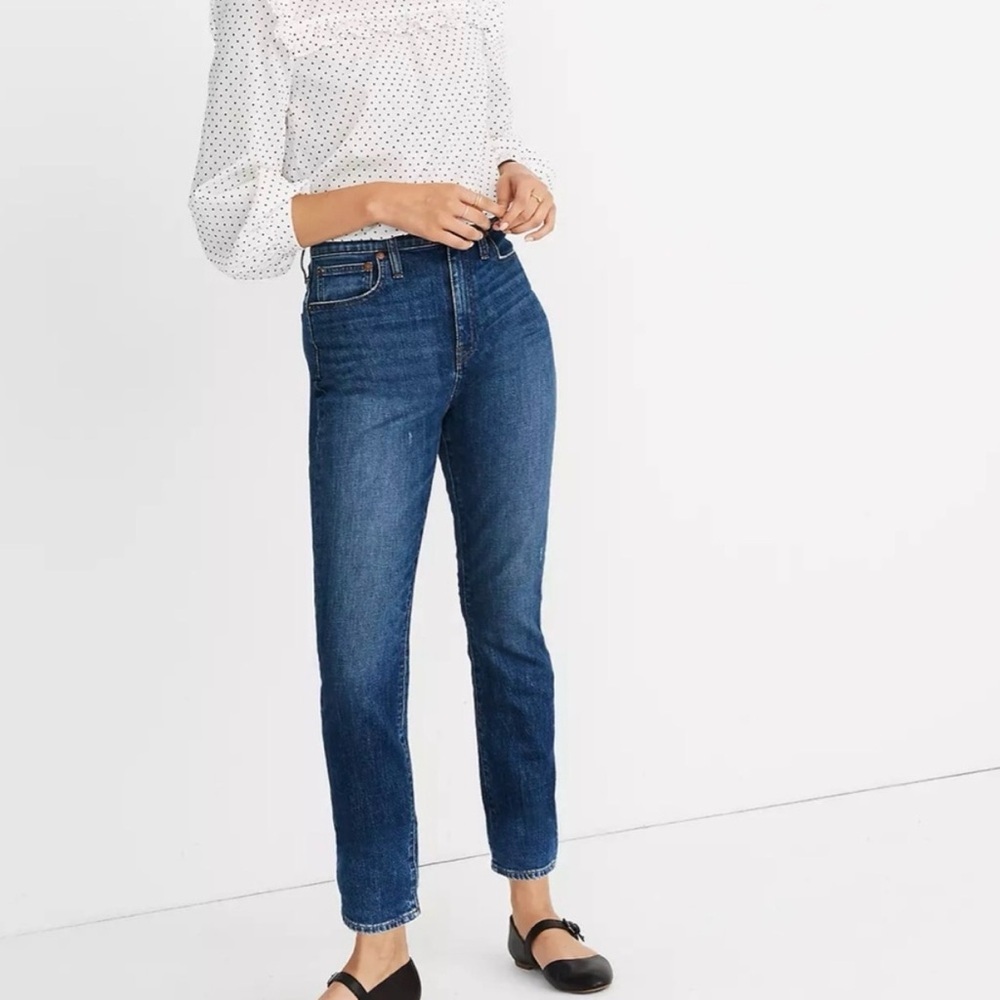 Madewell High Rise Dark Blue Jeans